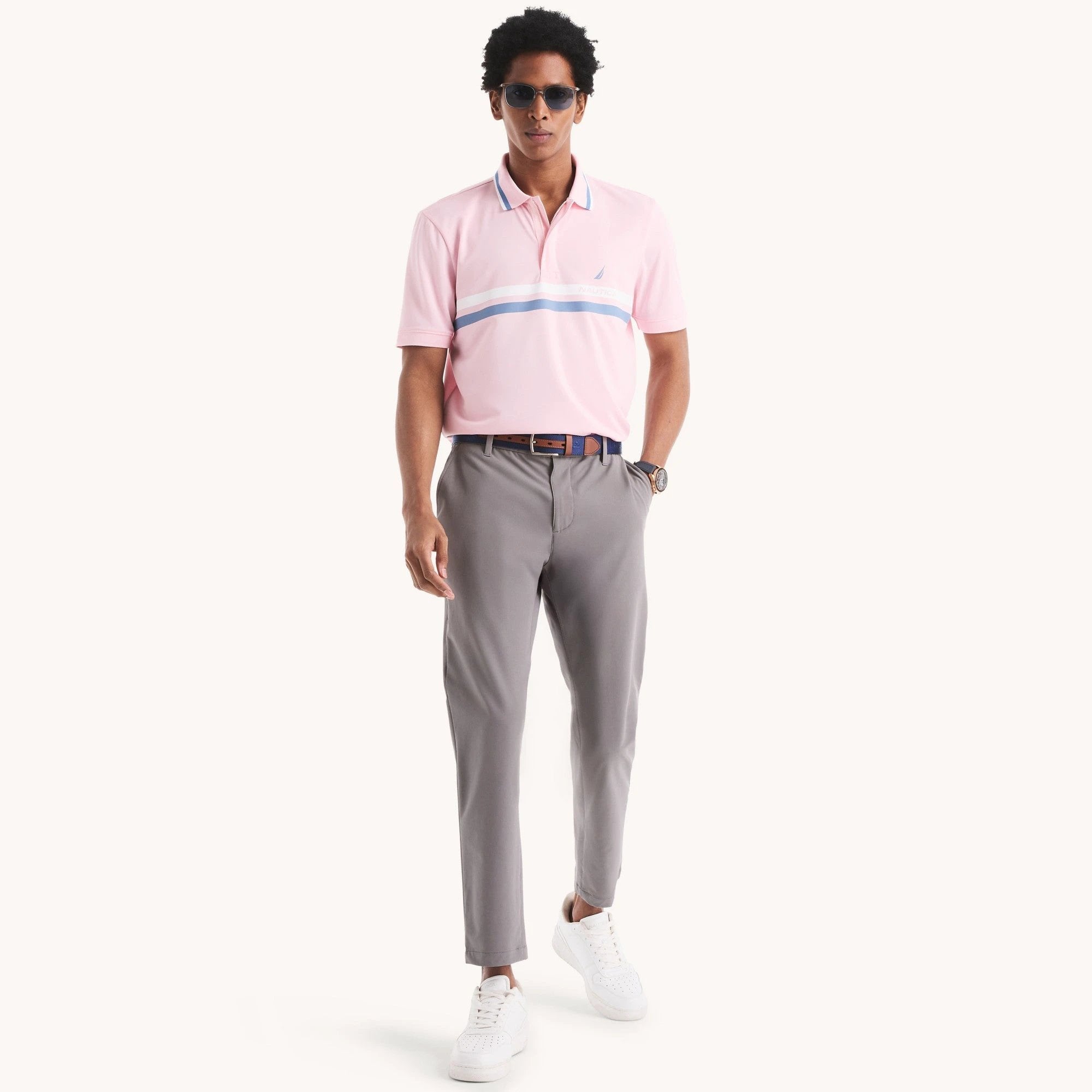 Poloshirt Nautica Mangas Cortas Rayas Para Caballeros by Nautica