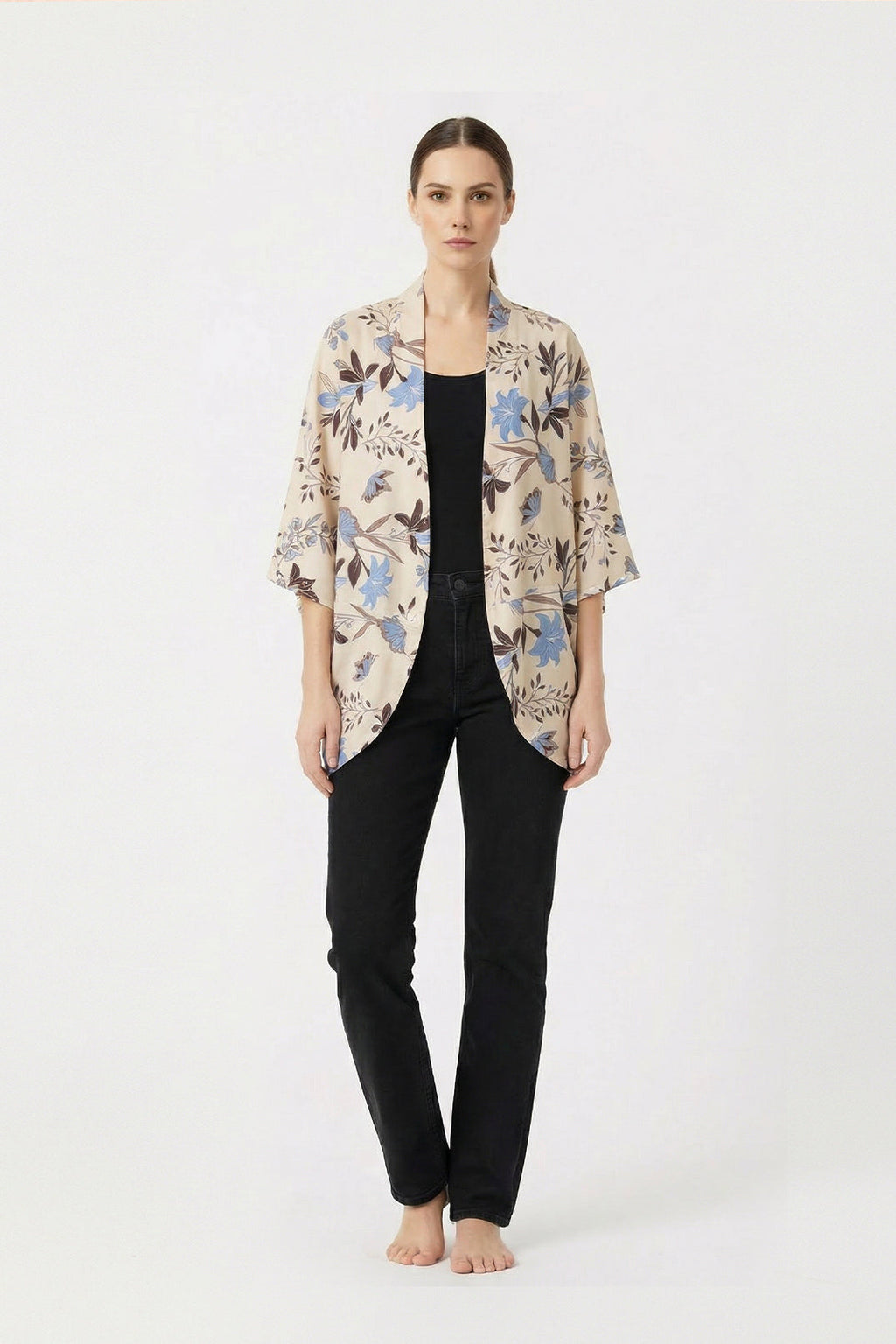 Kimono Savia Achira Cafe - ropa mujer Colombia OchoCinco