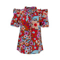 Blusa Happy Promise Mangas Cortas Floral Para Damas by Happy