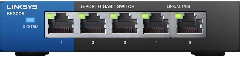Linksys Ethernet Switch 5-Port Gigabit Ethernet Switch SE3005