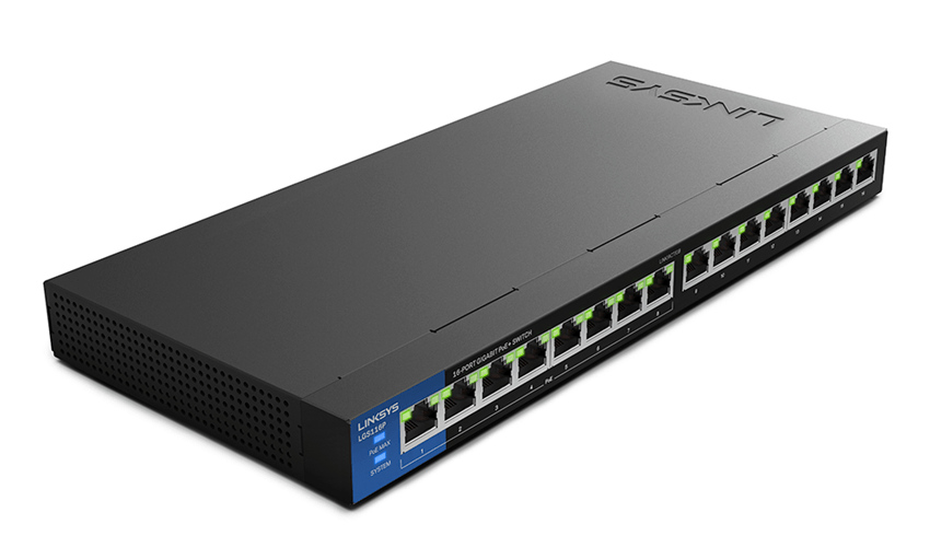 Linksys LGS116 16-Port Unmanaged Gigabit Ethernet Switch