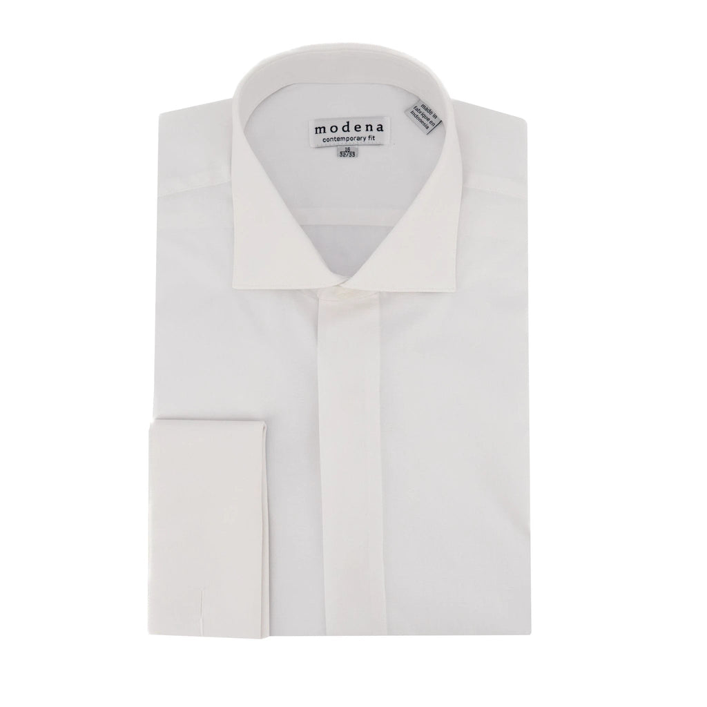 Camisa Modena Mangas Largas Gemelos Lisa P/ Caballeros M300FFCF by Modena