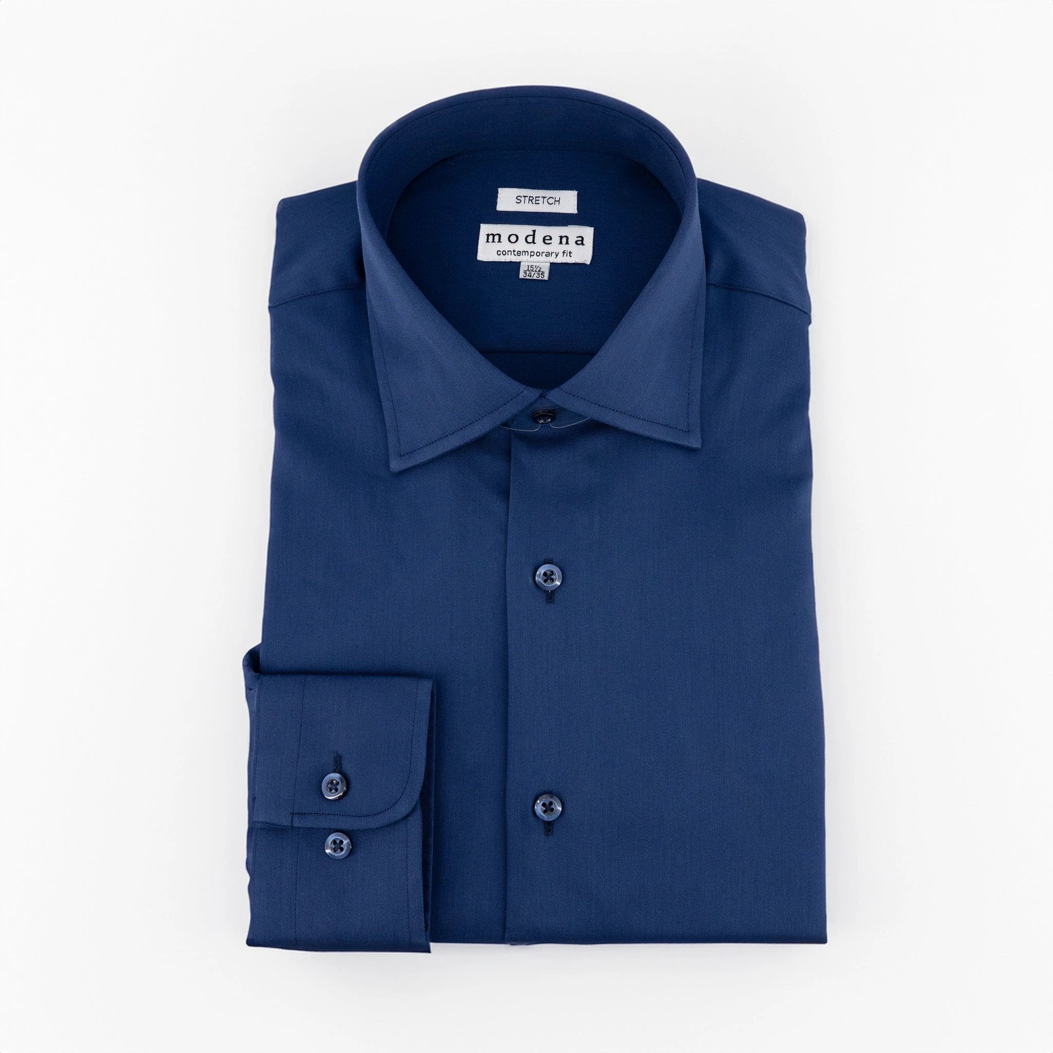 Camisa Modena Mangas Largas Lisa P/ Caballeros M706ET0R by Modena