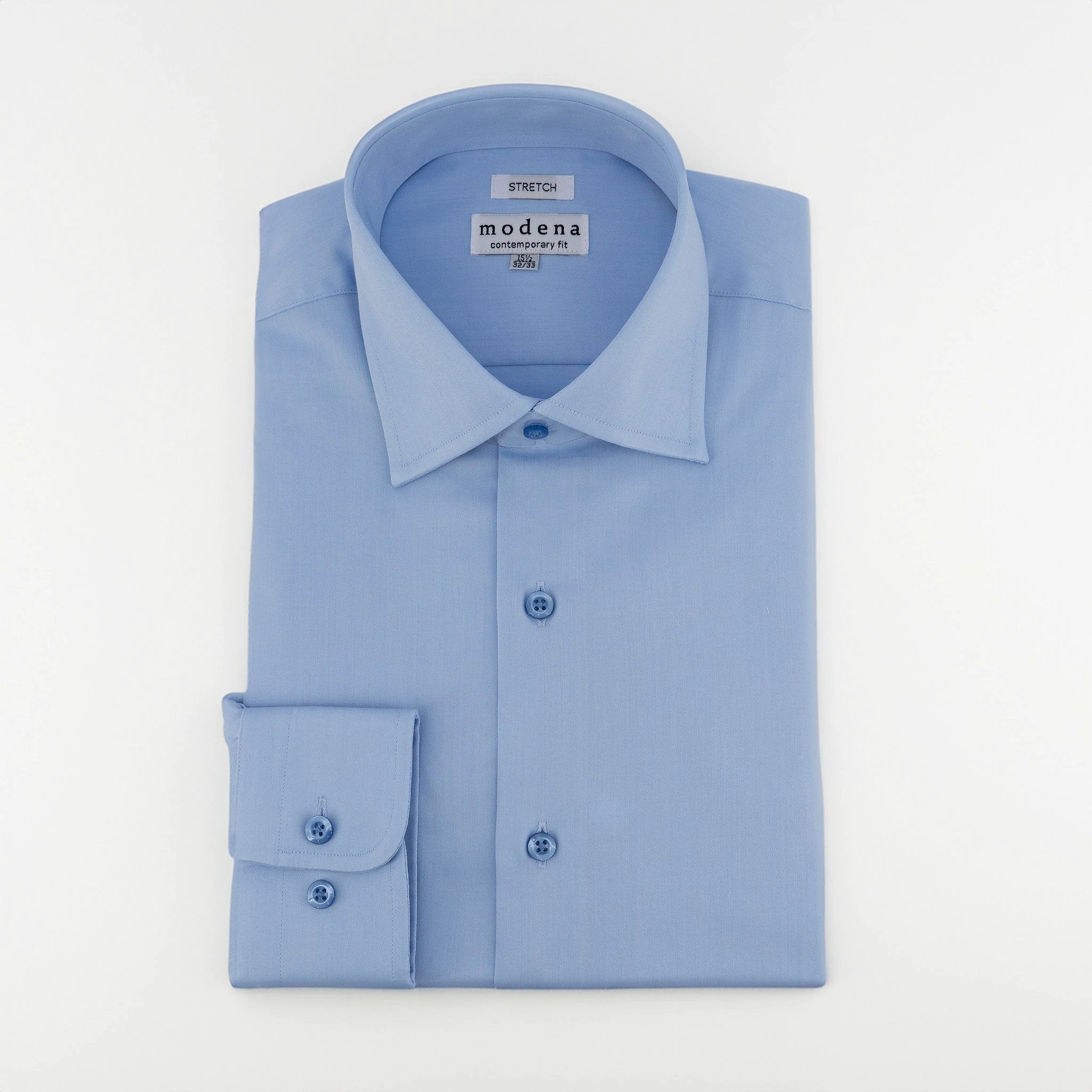 Camisa Modena Mangas Largas Lisa P/ Caballeros M706ET0R by Modena