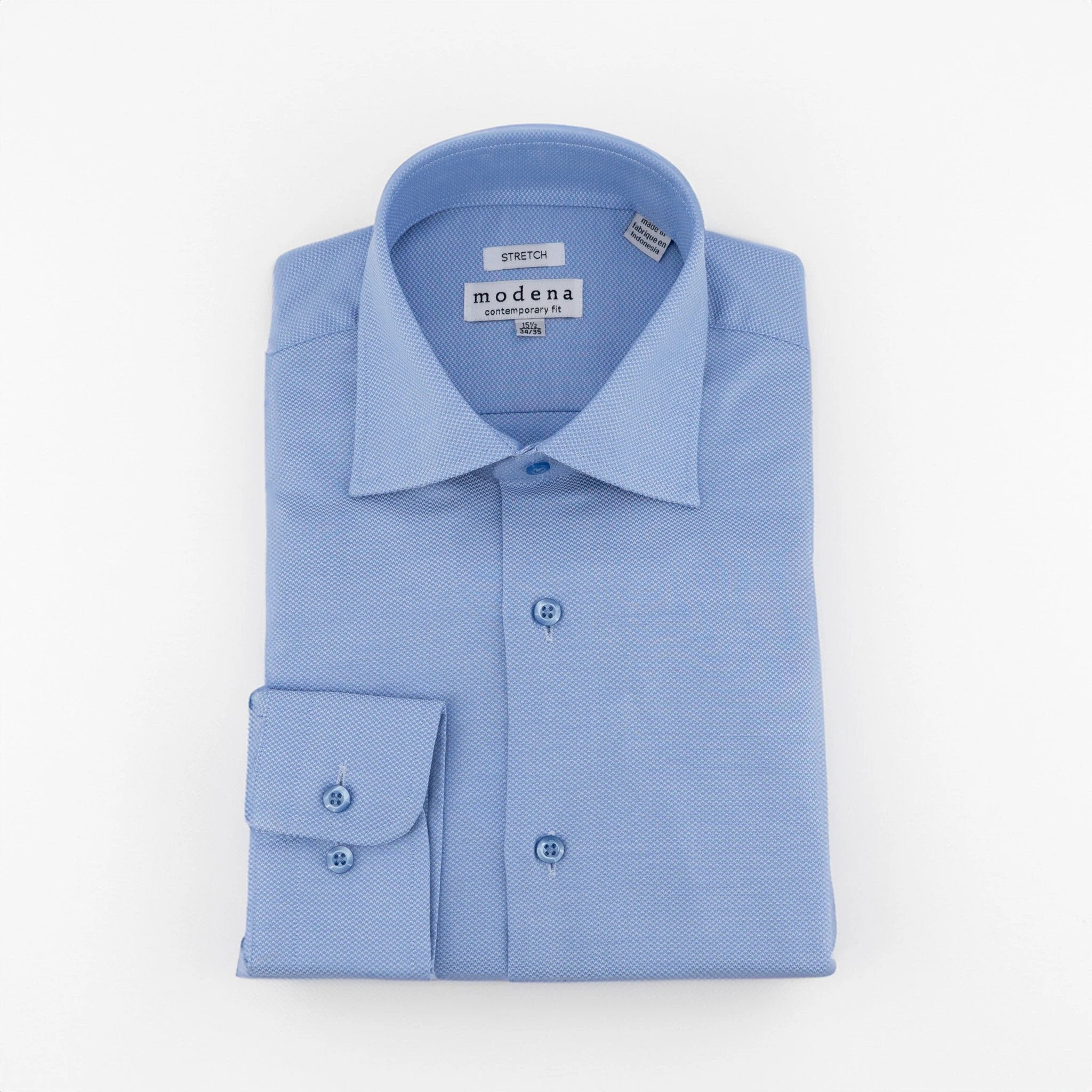 Camisa Modena Mangas Largas Brocada P/ Caballeros M998ET0R by Modena