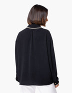 Blusa Essencia Mangas Largas Lisa Bordados Para Damas by Essencia