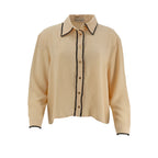 Blusa Essencia Mangas Largas Lisa Bordados Para Damas by Essencia