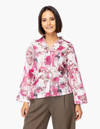 Blusa Essencia Mangas Largas Estampada Para Damas by Essencia