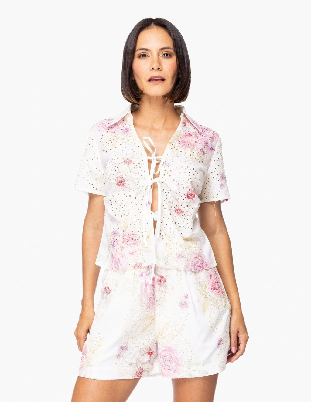 Blusa Essencia Mangas Cortas Floral Para Damas by Essencia