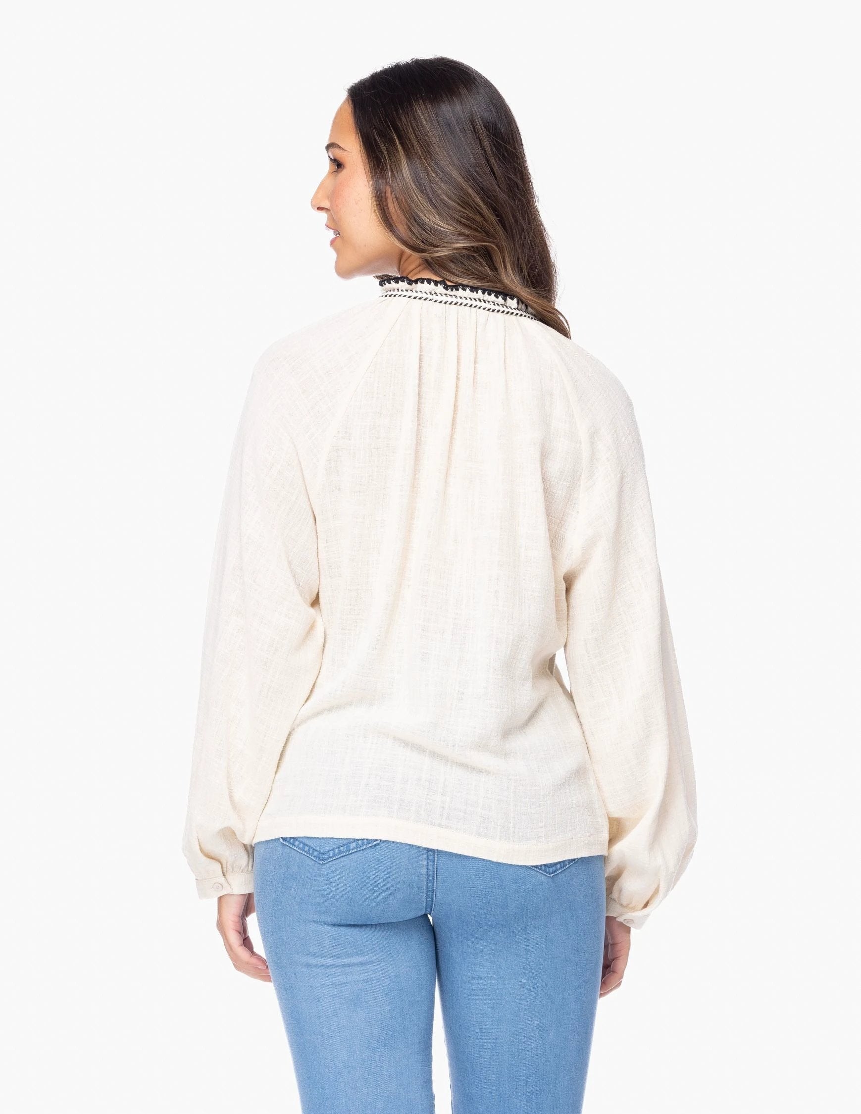 Blusa Essencia Mangas Largas Lisa Para Damas by Essencia