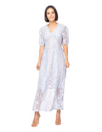 Vestido Essencia Mangas Cortas Estampado Encaje Para Damas by Essencia