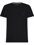 Camiseta Tommy Hilfiger Mangas Cortas Lisa Cuello V P/ Caballeros MW0MW10838-BDS by Tommy Hilfiger