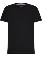 Camiseta Tommy Hilfiger Mangas Cortas Lisa Cuello V P/ Caballeros MW0MW10838-BDS by Tommy Hilfiger
