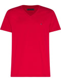 Camiseta Tommy Hilfiger Mangas Cortas Lisa Cuello V P/ Caballeros MW0MW10838-XLG by Tommy Hilfiger