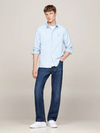 Camisa Tommy Hilfiger Mangas Largas Cuadros P/ Caballeros by Tommy Hilfiger