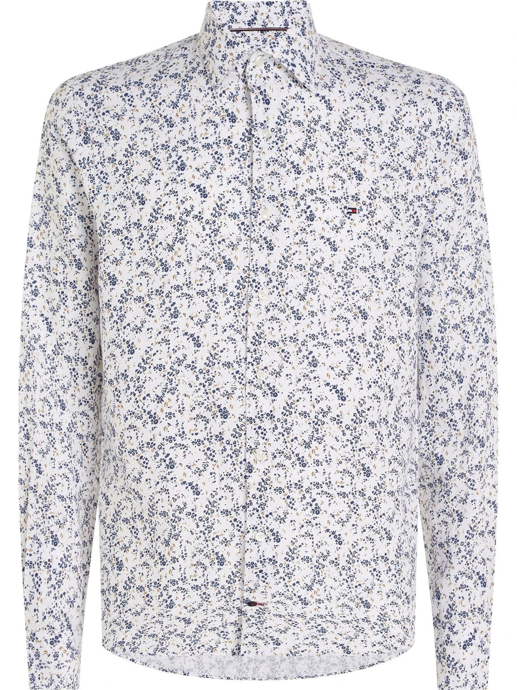 Camisa Tommy Hilfiger Mangas Largas Estampada P/ Caballeros MW0MW34631 by Tommy Hilfiger