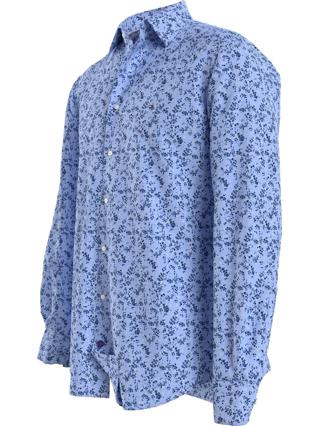 Camisa Tommy Hilfiger Mangas Largas Estampada P/ Caballeros MW0MW34631 by Tommy Hilfiger