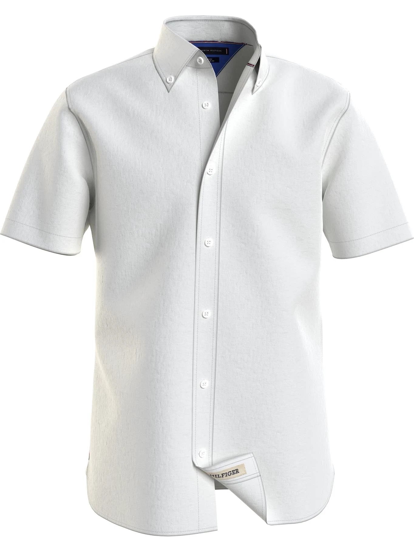 Camisa Tommy Hilfiger Mangas Cortas Lisa Para Caballeros by Tommy Hilfiger