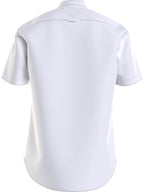 Camisa Tommy Hilfiger Mangas Cortas Cuello Chino Lisa P/ Caballeros MW0MW35275 by Tommy Hilfiger