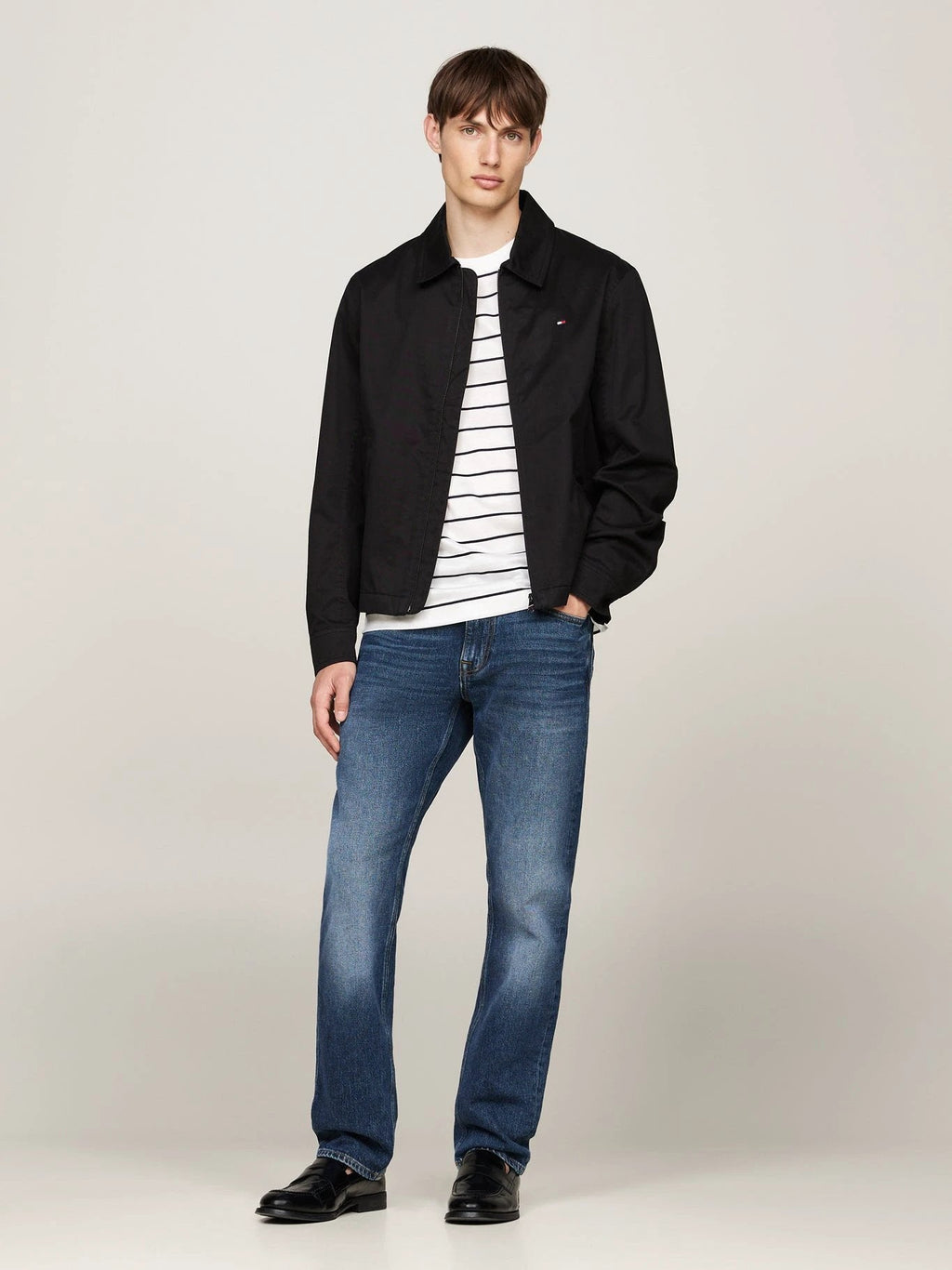 Jacket Tommy Hilfiger Mangas Largas Liso Para Caballeros by Tommy Hilfiger