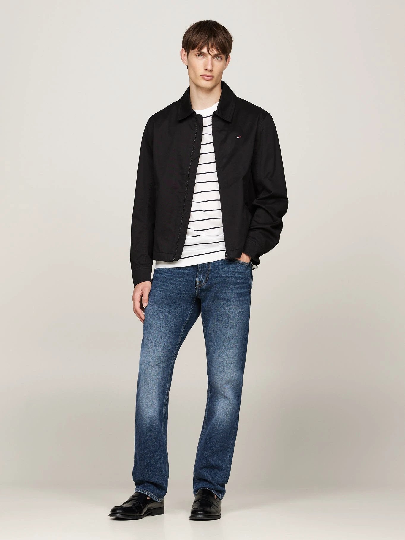 Jacket Tommy Hilfiger Mangas Largas Liso Para Caballeros by Tommy Hilfiger