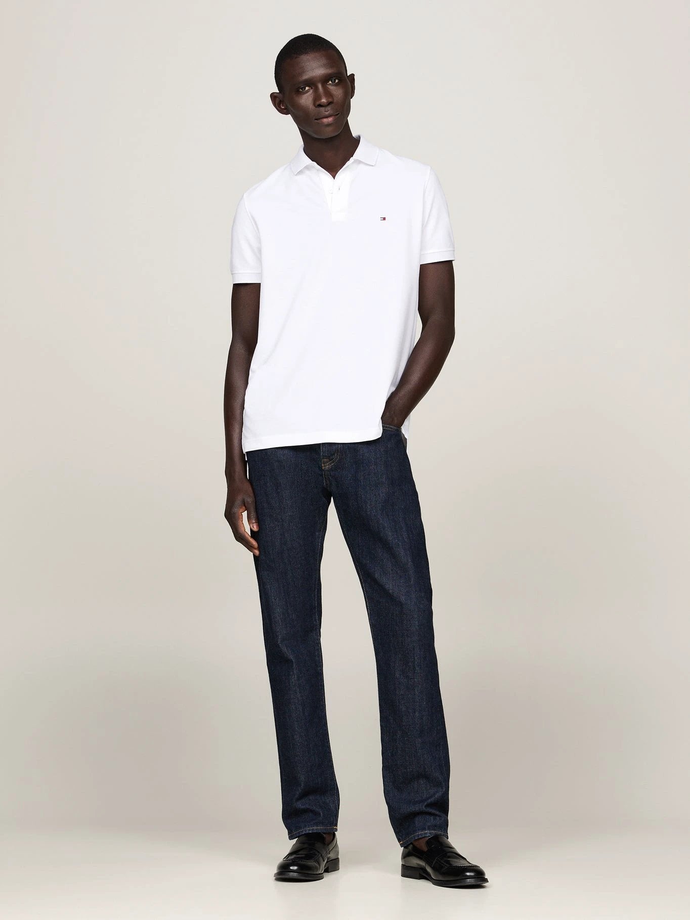 Poloshirt Tommy Hilfiger Mangas Cortas Liso Para Caballeros by Tommy Hilfiger