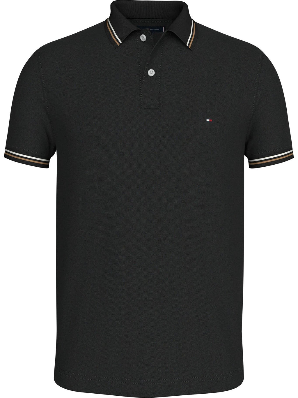 PoloShirt Tommy Hilfiger Mangas Cortas Liso P/ Caballeros by Tommy Hilfiger