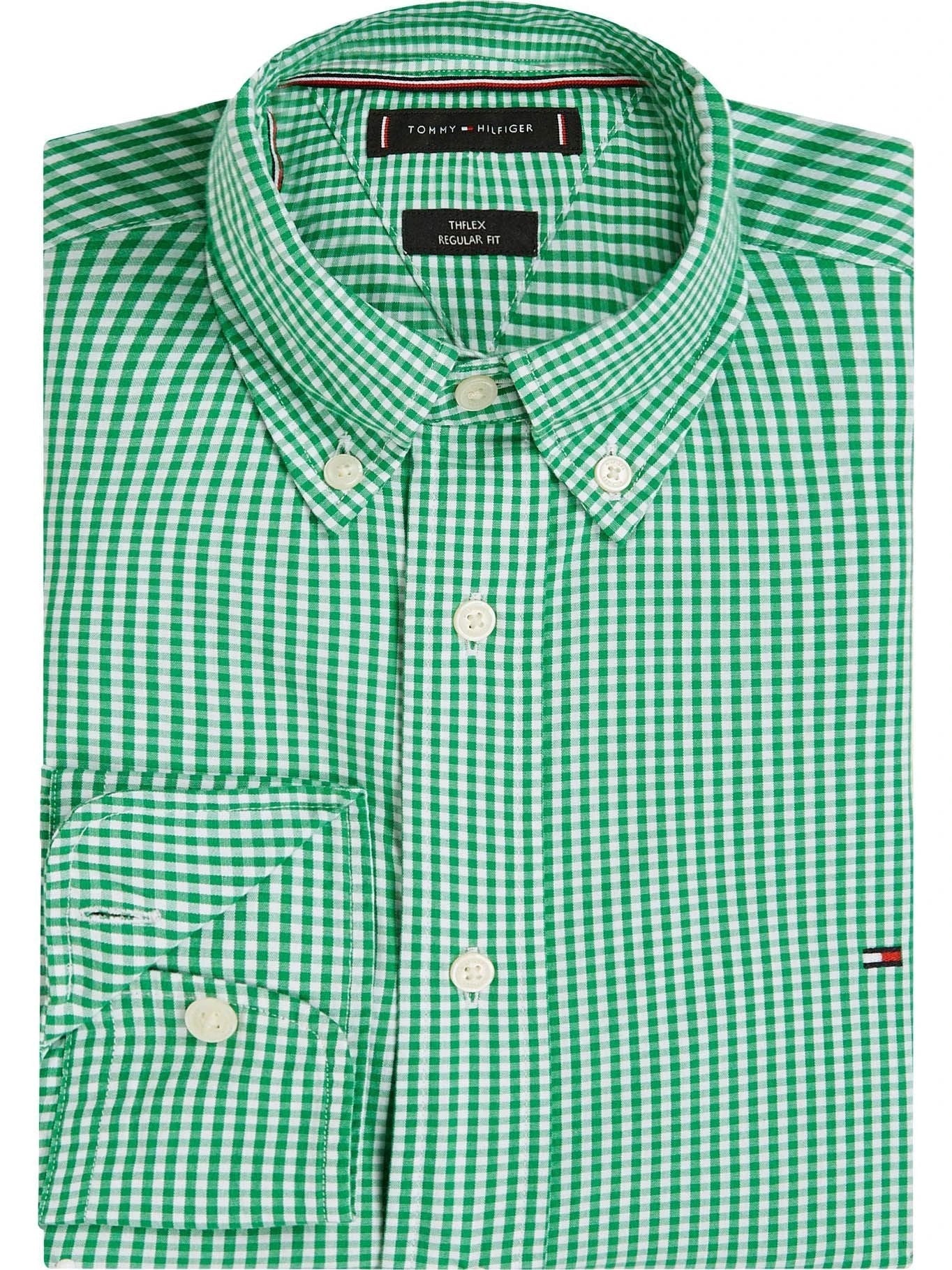 Camisa Tommy Hilfiger Mangas Largas Cuadros Para Caballeros by Tommy Hilfiger
