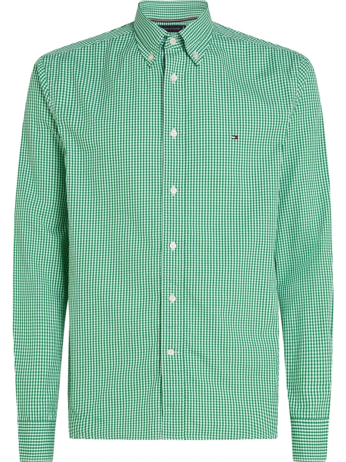 Camisa Tommy Hilfiger Mangas Largas Cuadros Para Caballeros by Tommy Hilfiger