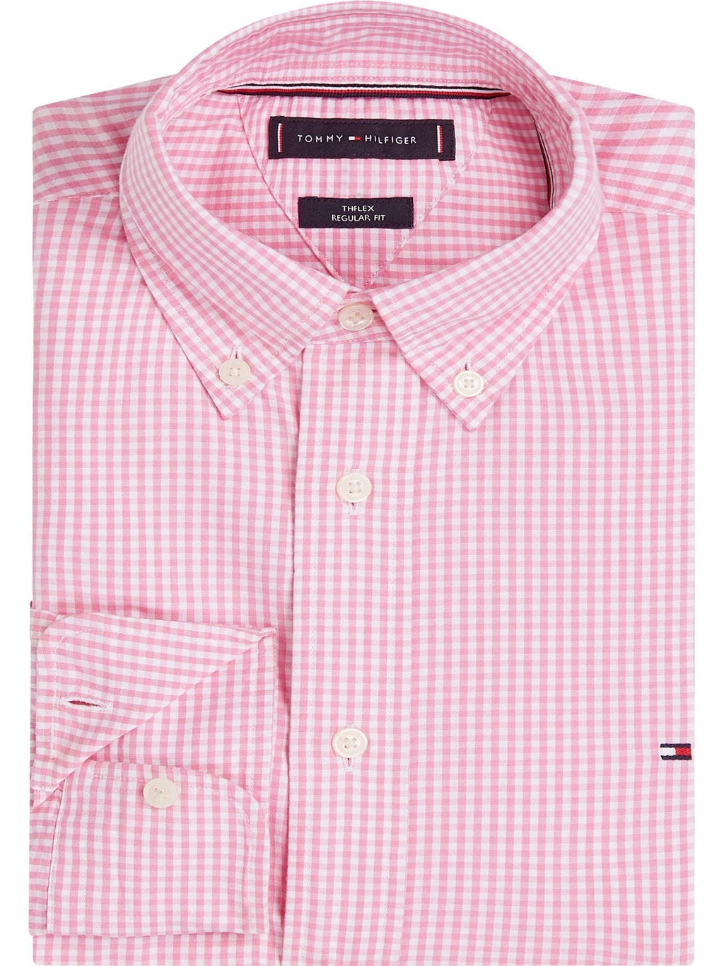 Camisa Tommy Hilfiger Mangas Largas Cuadros Para Caballeros by Tommy Hilfiger