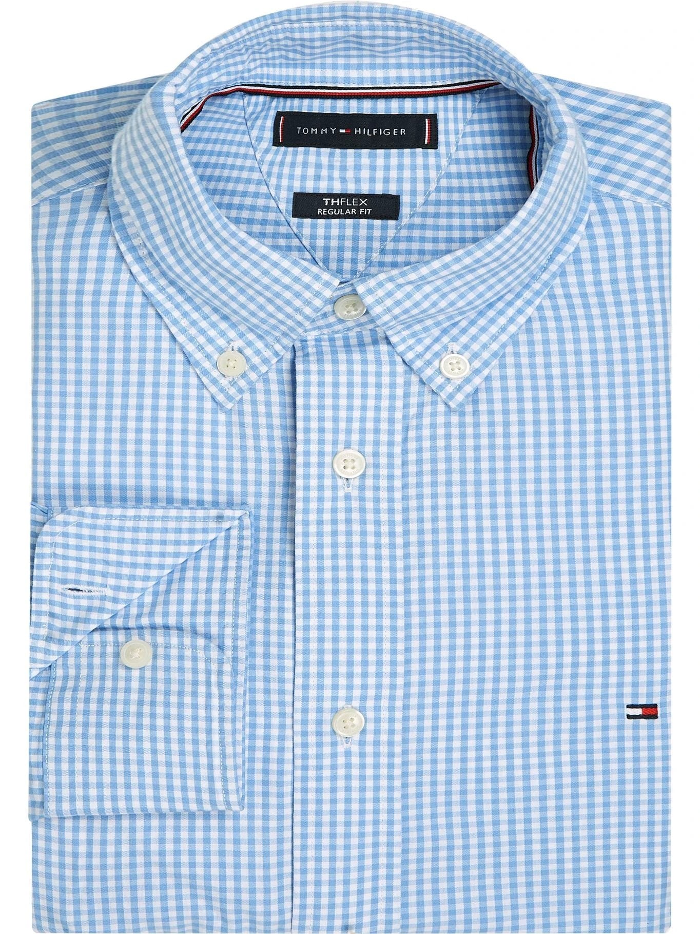 Camisa Tommy Hilfiger Mangas Largas Cuadros Para Caballeros by Tommy Hilfiger
