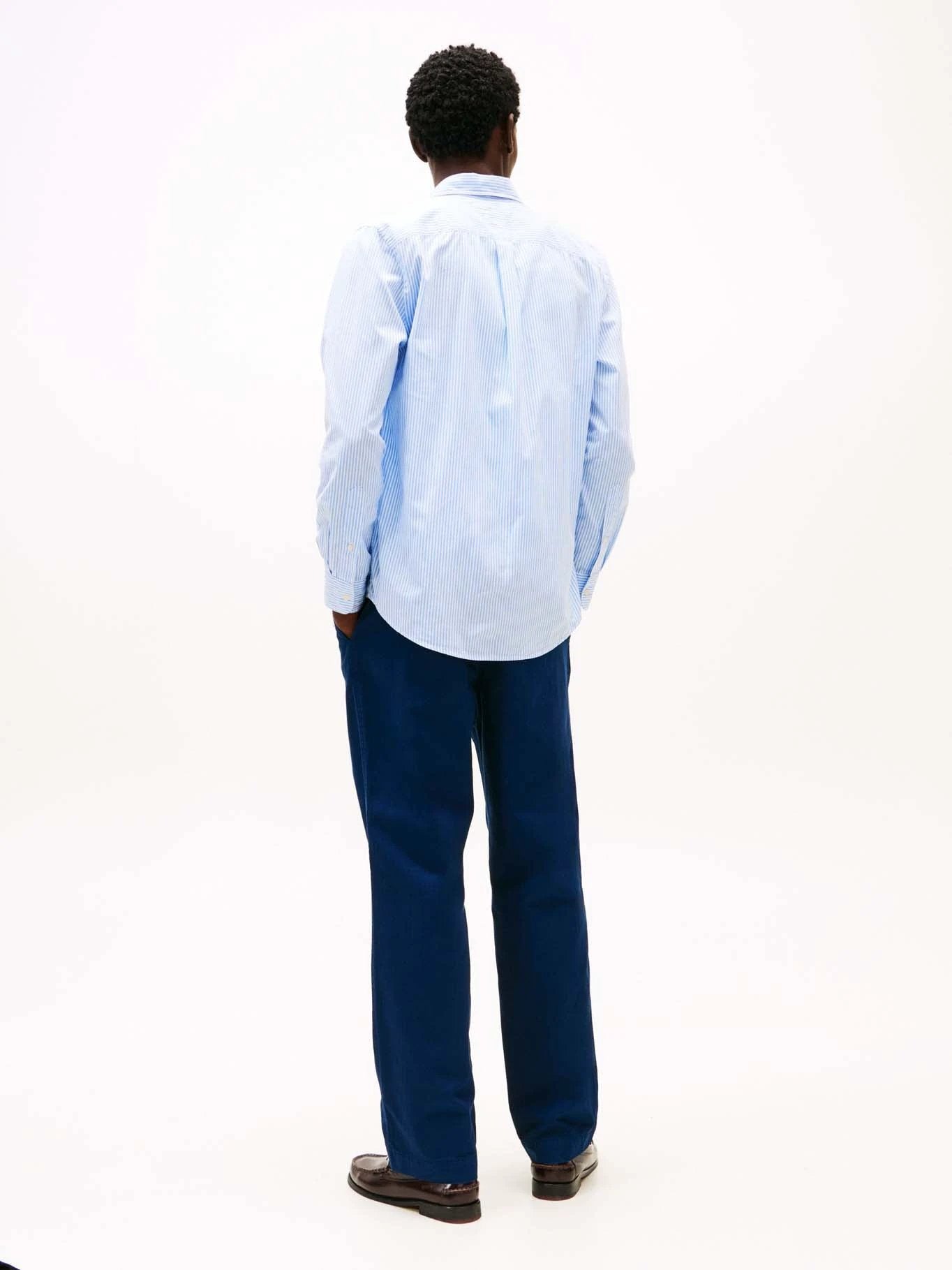 Camisa Tommy Hilfiger Mangas Largas Rayas Para Caballeros by Tommy Hilfiger