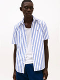 Camisa Tommy Hilfiger Mangas Cortas Rayas Para Caballeros by Tommy Hilfiger