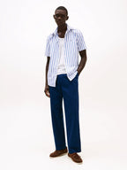 Camisa Tommy Hilfiger Mangas Cortas Rayas Para Caballeros by Tommy Hilfiger