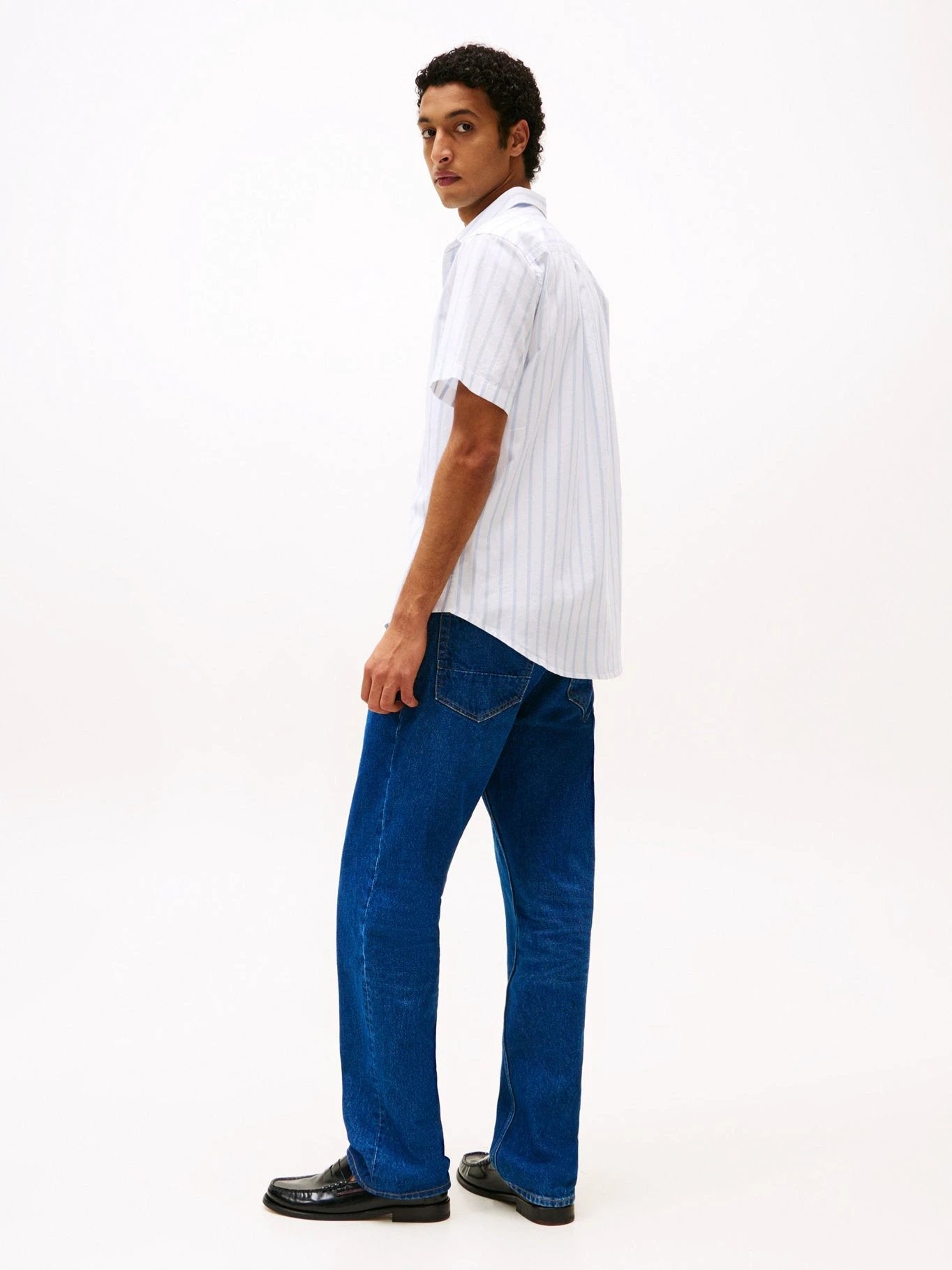 Camisa Tommy Hilfiger Mangas Cortas Rayas Para Caballeros by Tommy Hilfiger