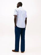 Camisa Tommy Hilfiger Mangas Cortas Rayas Para Caballeros by Tommy Hilfiger