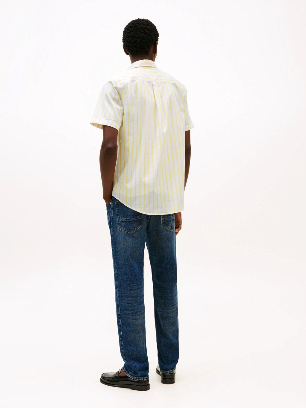 Camisa Tommy Hilfiger Mangas Cortas Rayas Para Caballeros by Tommy Hilfiger