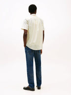 Camisa Tommy Hilfiger Mangas Cortas Rayas Para Caballeros by Tommy Hilfiger