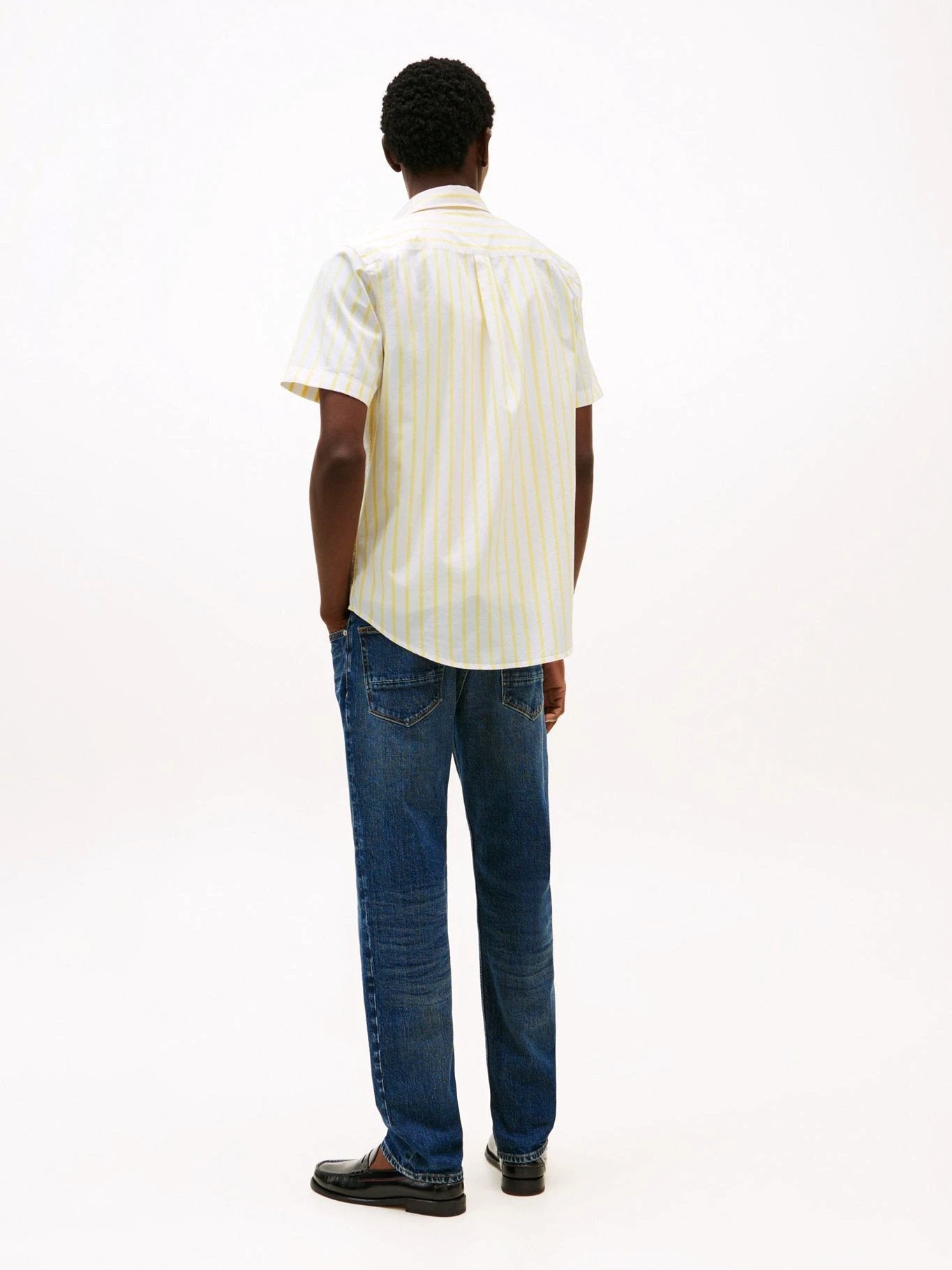 Camisa Tommy Hilfiger Mangas Cortas Rayas Para Caballeros by Tommy Hilfiger