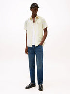 Camisa Tommy Hilfiger Mangas Cortas Rayas Para Caballeros by Tommy Hilfiger