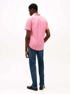 Camisa Tommy Hilfiger Mangas Cortas Lisa Para Caballeros by Tommy Hilfiger