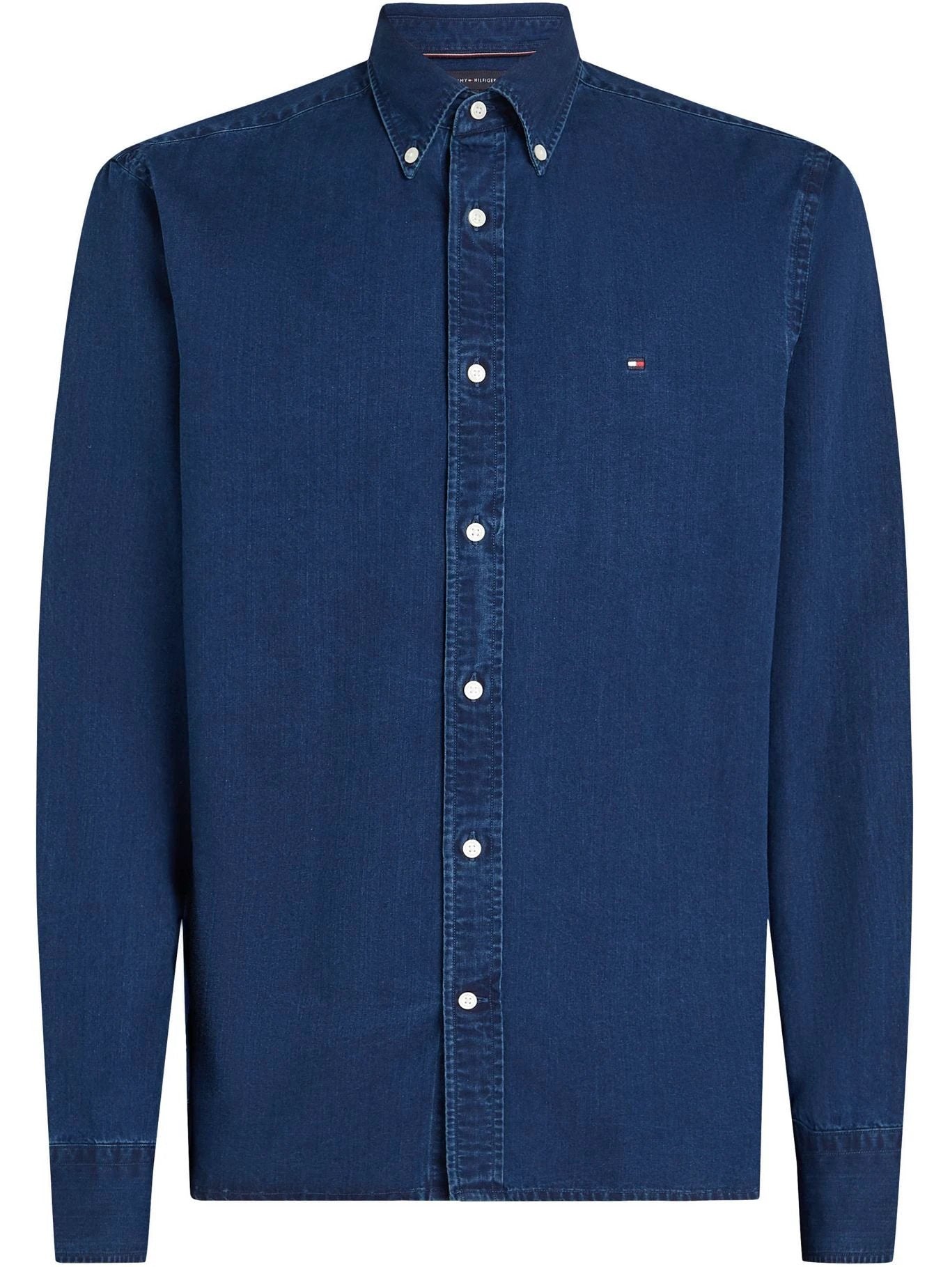 Camisa Tommy Hilfiger Mangas Largas Lisa Para Caballeros by Tommy Hilfiger