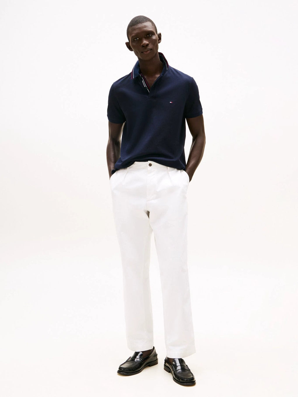 Poloshirt Tommy Hilfiger Mangas Cortas Liso Para Caballeros by Tommy Hilfiger