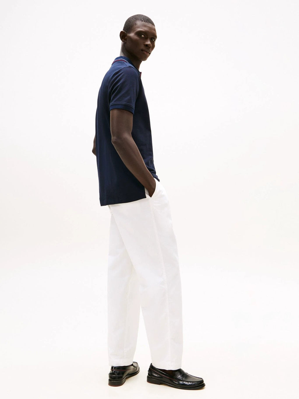 Poloshirt Tommy Hilfiger Mangas Cortas Liso Para Caballeros by Tommy Hilfiger