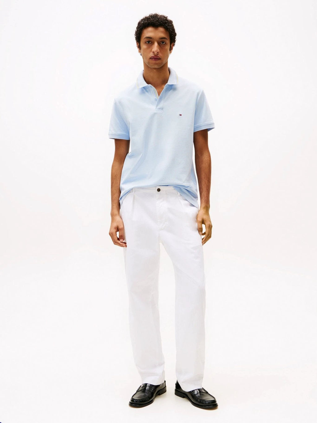 Poloshirt Tommy Hilfiger Mangas Cortas Liso Para Caballeros by Tommy Hilfiger