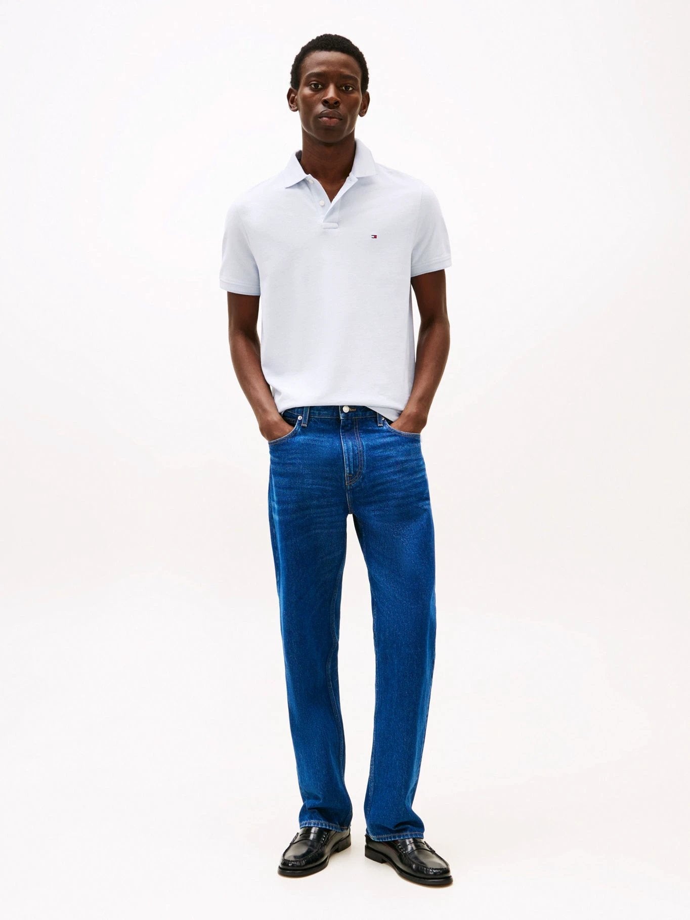 Poloshirt Tommy Hilfiger Mangas Cortas Liso Para Caballeros by Tommy Hilfiger
