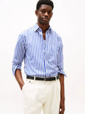 Camisa Tommy Hilfiger Mangas Largas Rayas Para Caballeros by Tommy Hilfiger
