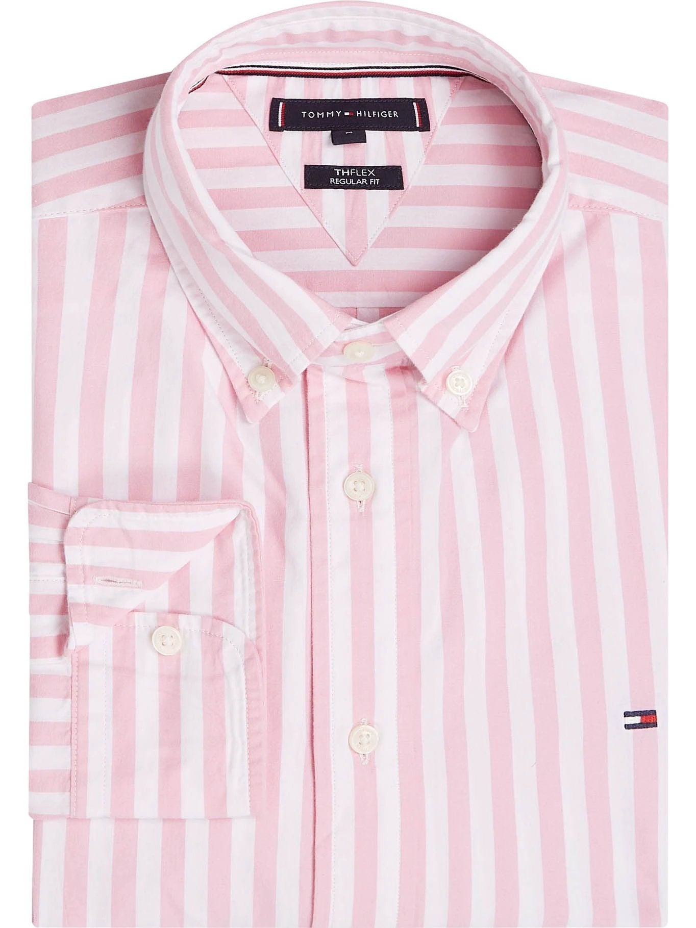Camisa Tommy Hilfiger Mangas Largas Rayas Para Caballeros by Tommy Hilfiger