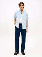 Camisa Tommy Hilfiger Mangas Cortas Lisa Para Caballeros by Tommy Hilfiger