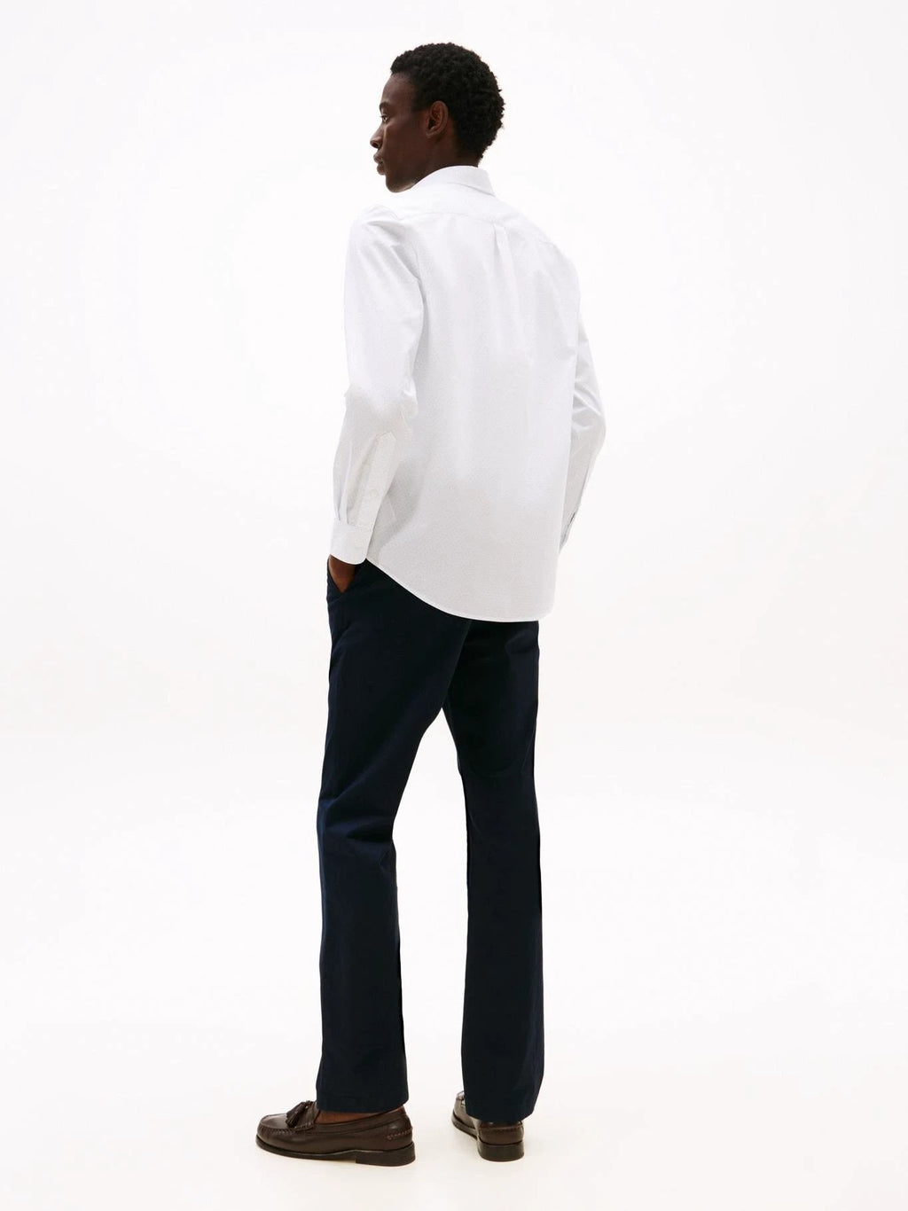 Camisa Tommy Hilfiger Mangas Cortas Lisa Para Caballeros by Tommy Hilfiger